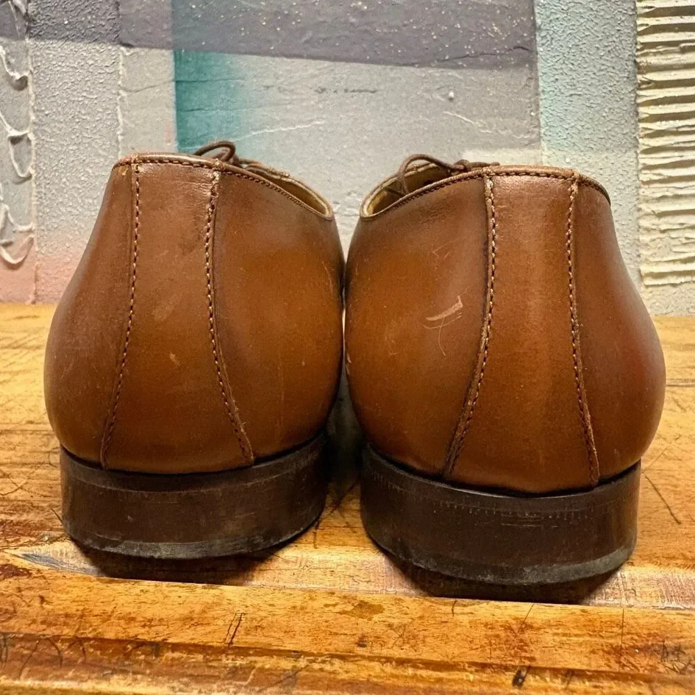 Bostonian 9 Brown Derby Leather Dress Shoes Business Professional Formal Classy